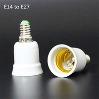 1Pcs Fireproof LED Lamp Adapter E14 to E27 Lamp Holder Converter Socket Light Bulb Lamp Base Holder Adapter Plug Led Light Use