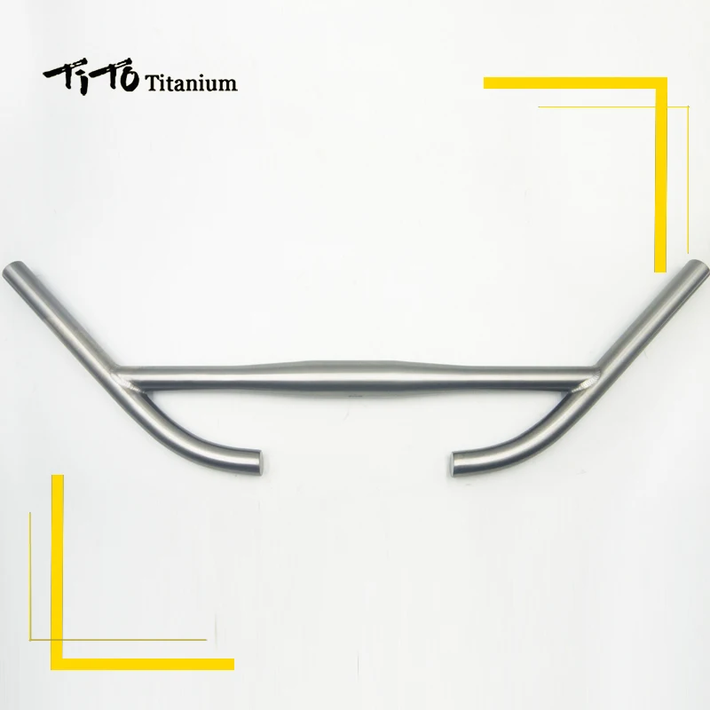 TiTo Titanium Bicycle Rest Handlebar Titanium Mountain Bike MTB or Road Bike Accessories for Long Distance Riding31.8 a