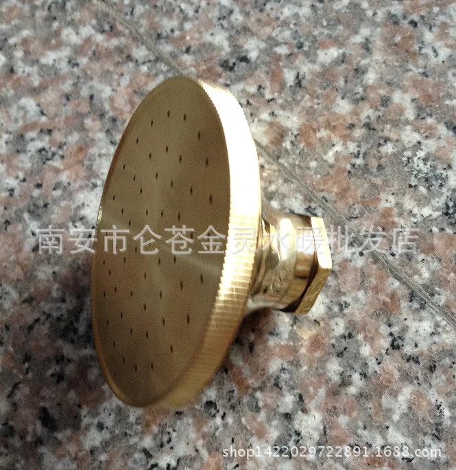 

Brass Top Spray Nozzle Full Copper Shower Top Spray Nozzle Bath Set Sprinkler Head Rain Shower Head