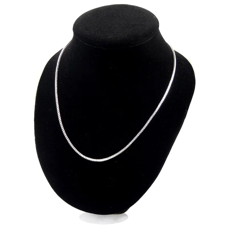 OMHXZJ-Cadena de plata de ley 2,4 con forma de serpiente para hombre y mujer, collar Unisex con personalidad, ideal para regalo de boda o fiesta, 925 MM, NC168