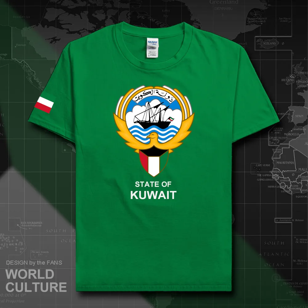 Kuwait Kuwaiti men t shirt 2019 jerseys nation team tshirt cotton t-shirts Printed tees country flags al-Kuwait KWT clothing 20