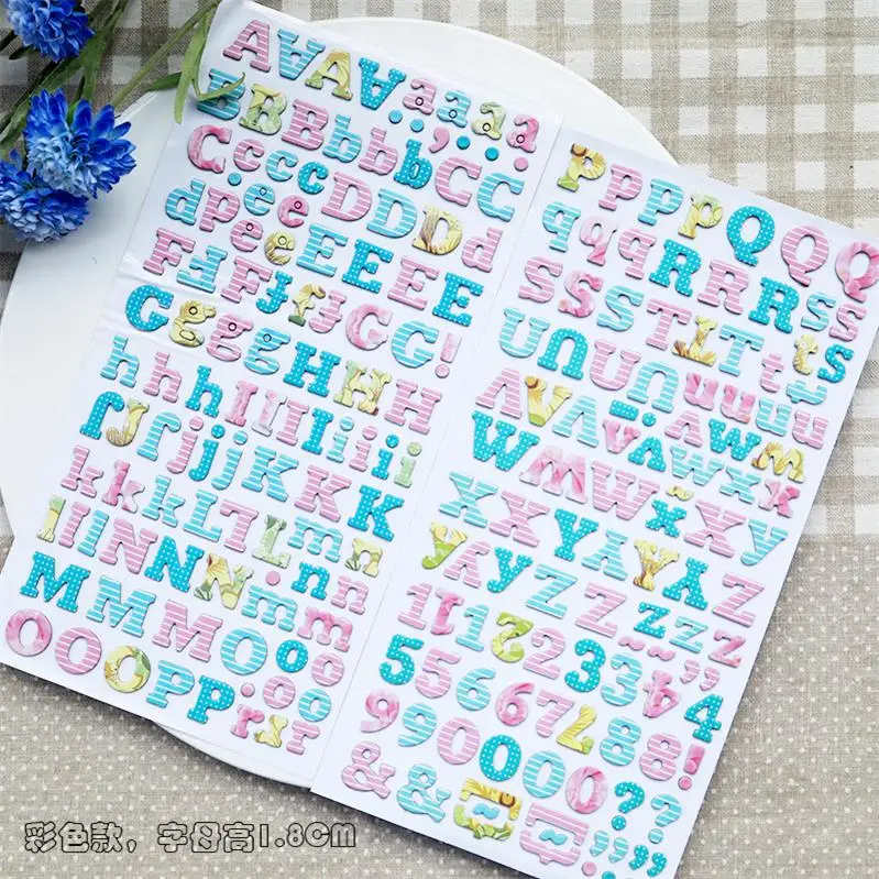 YPP CRAFT New Lovely Alphabet Set For Scrapbooking DIY Projects/Photo Album/Card Making Crafts