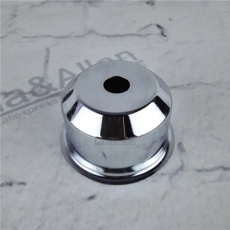4 pieces/lot metal cup D45mm*H30mm 9 colors finish iron socket cover DIY lighting canopy base hat lamp holder covers