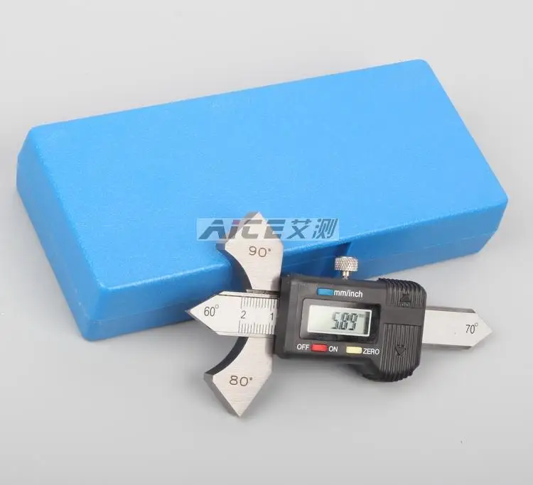 Digital welding seam gauge, digital welding seam ruler, welding inspection ruler, welding seam height measuring ruler, 0-20mm