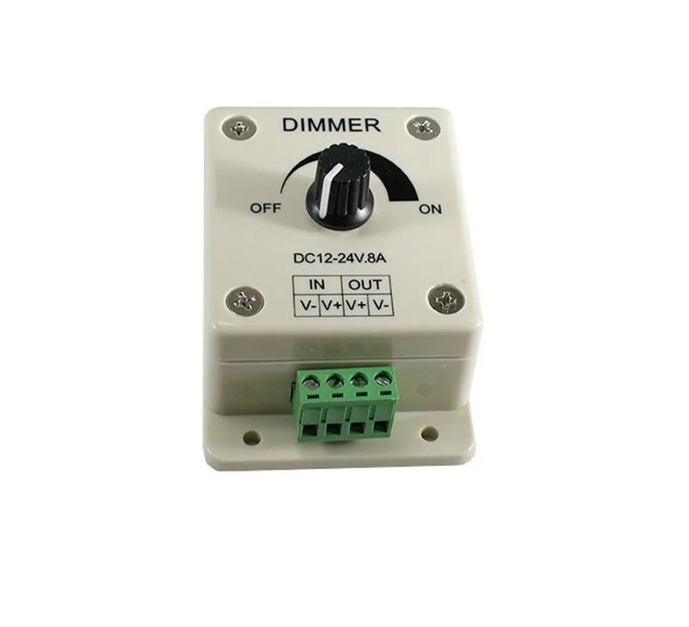 LED Dimmer Switch 12-24V 8A 96W Adjustable Brightness LED Dimmer controller use for strip light