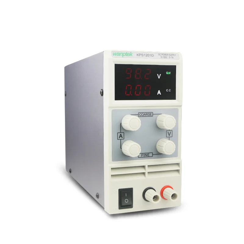 KPS1201D Регулируемый Высокоточный двойной светодиодный дисплей, переключатель постоянного тока, функция защиты питания 120V1A 110 В/220 В 0,1 в/0.01A EU
