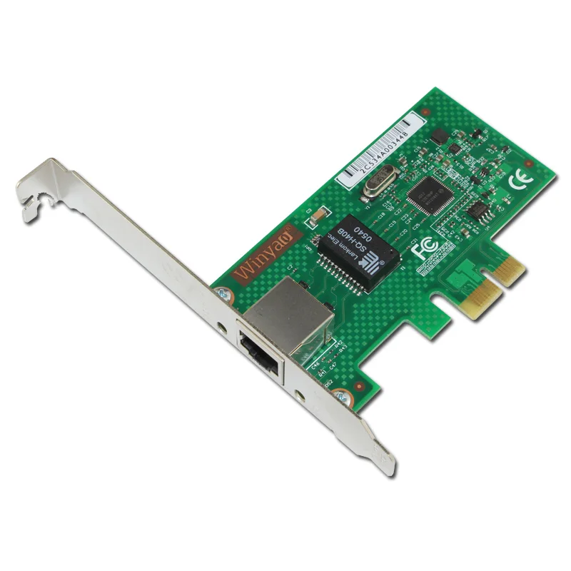 

Gigabit Ethernet Adapter PCIe X1 NIC Card 1000Mbps Chipset WGI210AT Low-power 1W