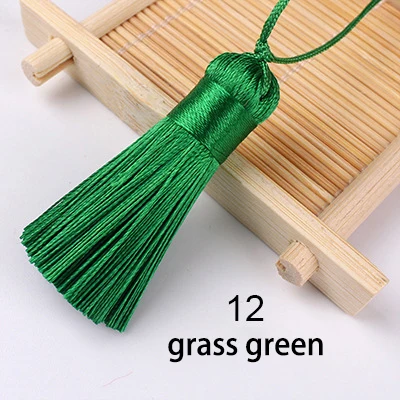 5 Stück/Set 5cm Quasten Hängende Seidenquasten Fransen zum Nähen Zierquasten Schlüsselanhänger DIY Dekorative Vorhang-Accessoires – Detail 34