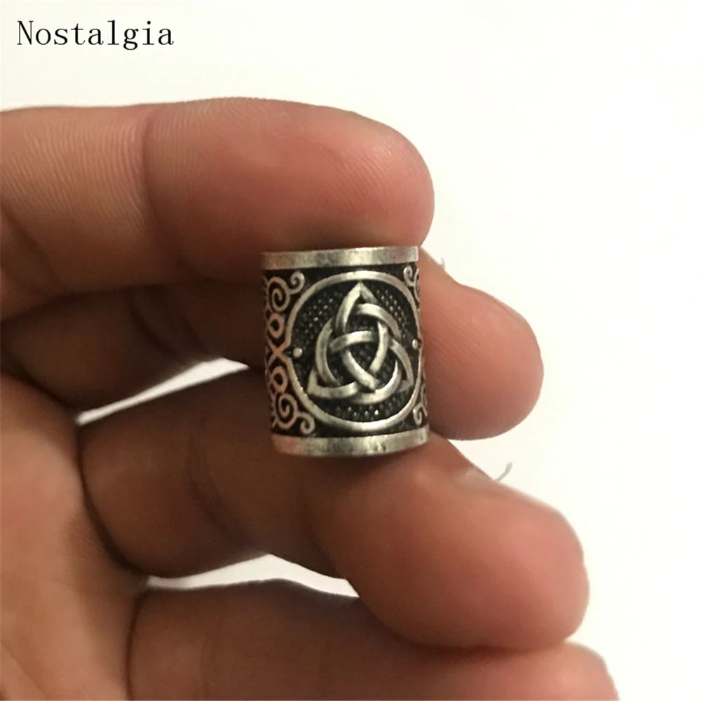 Men Leather Black Multilayers Viking bracelets Runes Charms Beads Norse Viking Pagan Valknut Amulet Odin DIY Bracelets Bangles