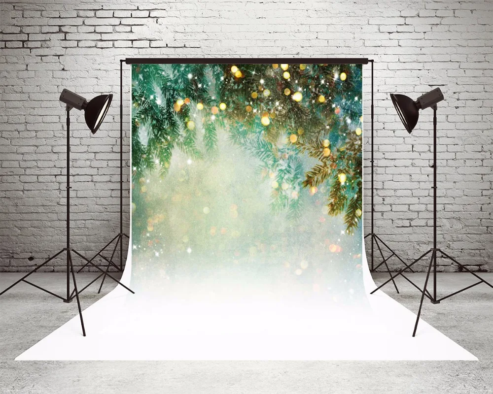 VinylBDS 10x20ft Christmas Backdrops Photography Obscur Bokeh Backgrounds For Photo Studio Christmas Children Shower Prop Studio