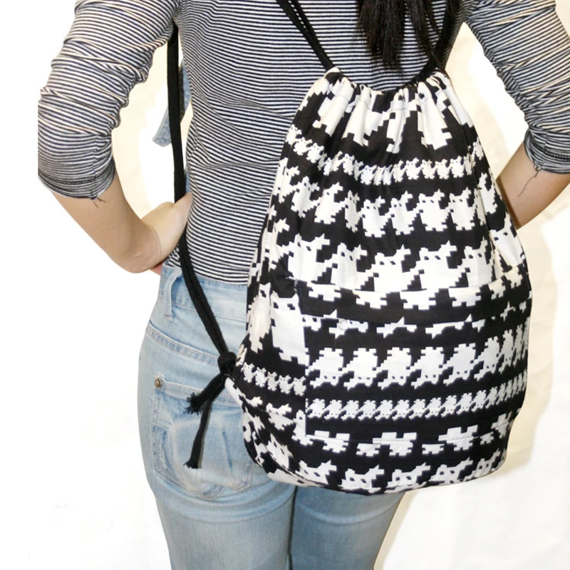 Annmouler-bolsa de ombro de algodão estilo boêmio feminina, mochila de grande capacidade, mochila tribal, mochila Hobo, 20 cores