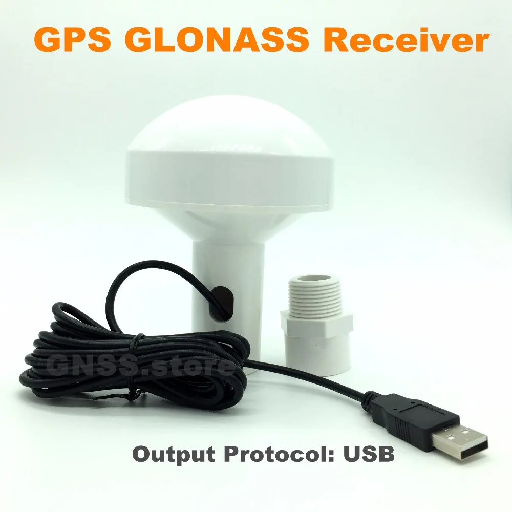 Free shipping   USB GLONASS GPS dual-mode receiver for marine navigation, GPS trajectory acquisition,