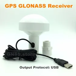 Free shipping   USB GLONASS GPS dual-mode receiver for marine navigation, GPS trajectory acquisition,