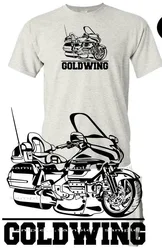 Hon Goldwing Classic Touring Motorcycle Biker Graphic Art Sketch T Shirt 2019 New Arrival Men'S Fashion Funny Tees Print T Shirt