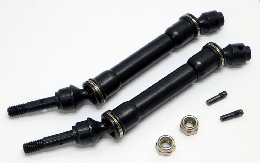 

Hardened Steel Front Adjustable Drive Shaft Dogbones Axles set for Traxxas Slash Stampede 4x4 Rally