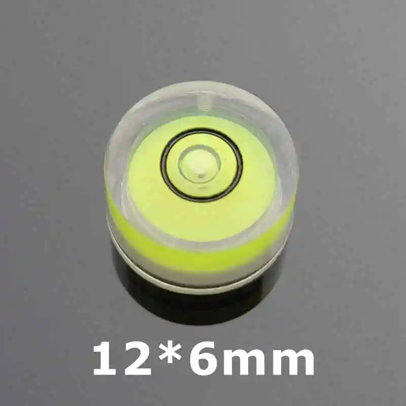 (10 Pieces/Lot) Circular spirit level Round bubble level mini spirit level Bubble Bullseye Level measurement instrument