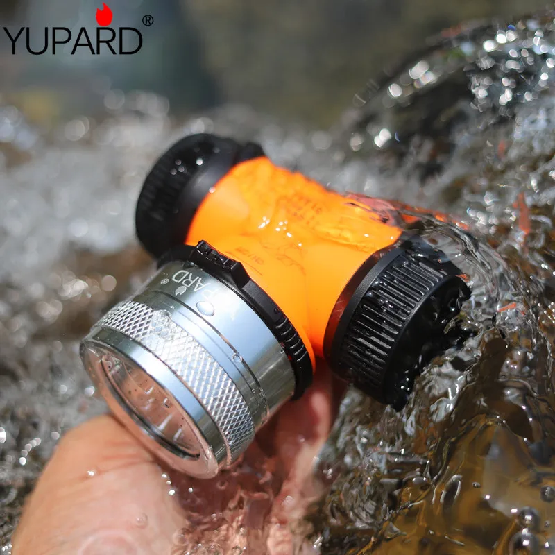 YUPARD Double wick diving flashlight torch xml t6 led headlamp underwater light 18650 26650 battery rechargeable headlight lamp