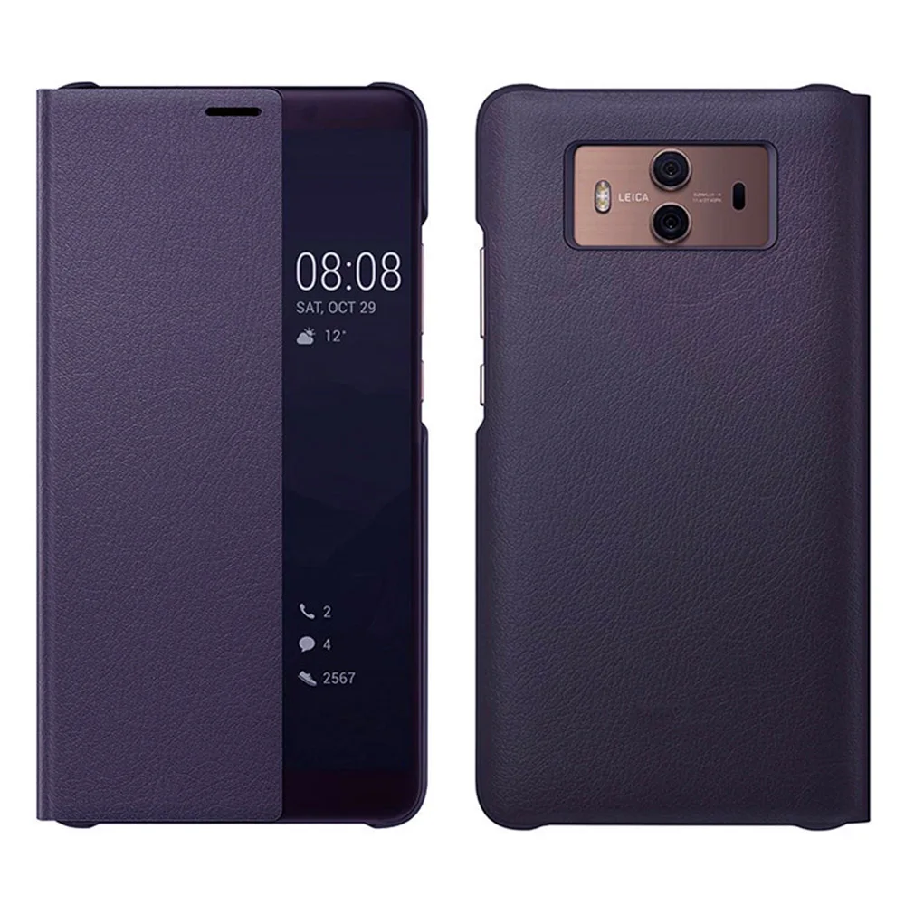 Smart View Case For Huawei Mate 10 Pro Mate10pro Magnetic Shockproof Cover For Huawei Mate10 Pro 10pro Flip Leather Phone Case