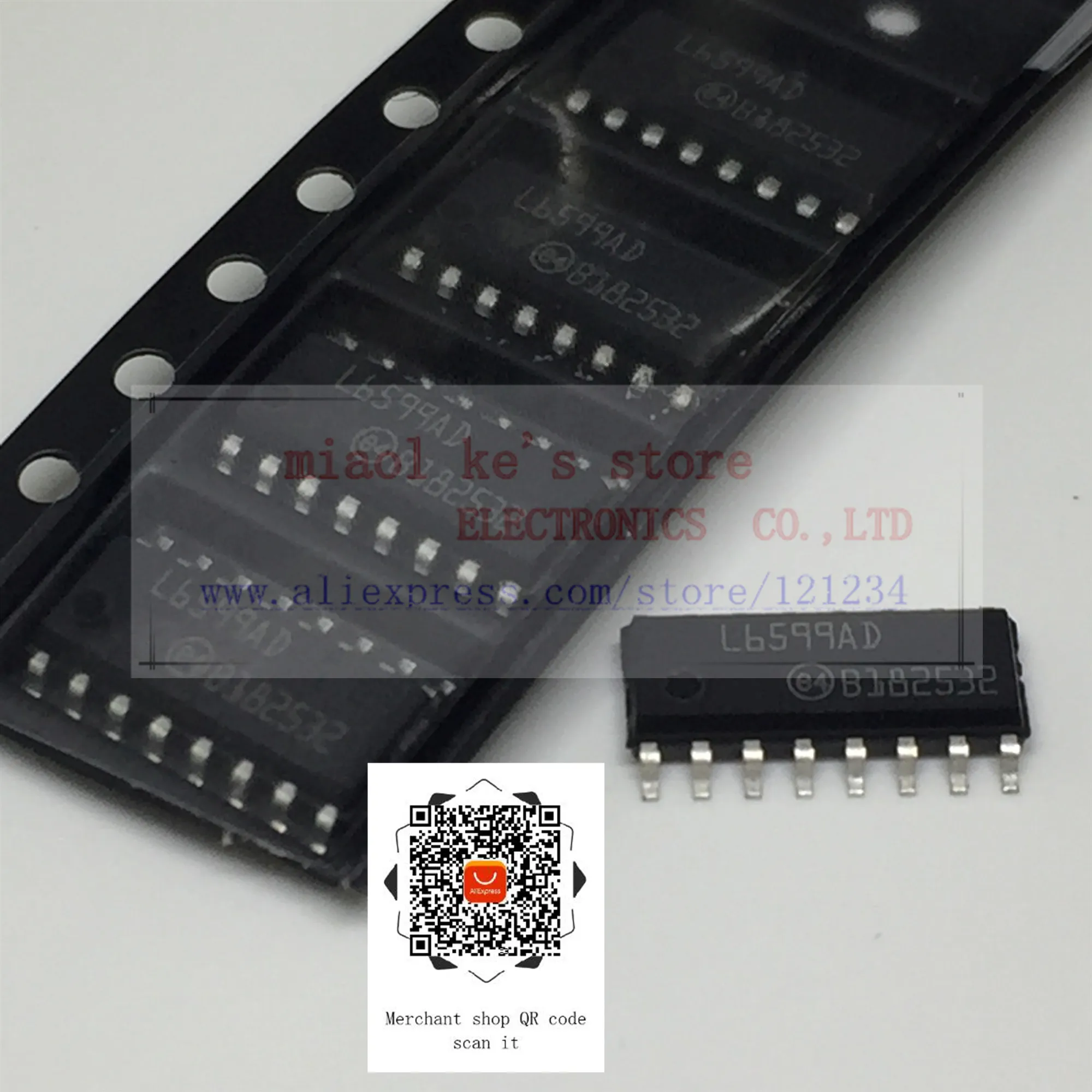 [ 5pcs-10pcs]100%New original; L6599ADTR L6599AD L6599A 6599AD 6599 - IC RESONANT CONVRTR CTRLR 16SOIC