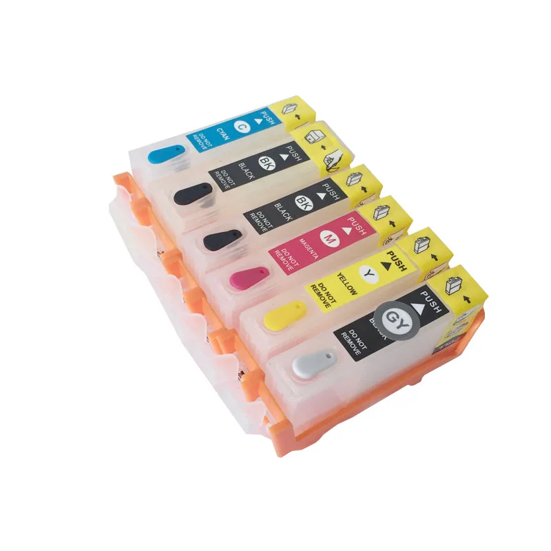 6 colors For CANON PIXMA MG8120 MG6120 printer refillable ink cartridge PGI-225 CLI-226  225 226