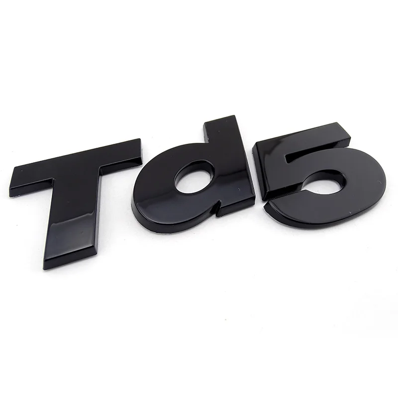 Original Quality Gloss Black 3D Lettering Logo Td5 Badges Car Emblem for Defender