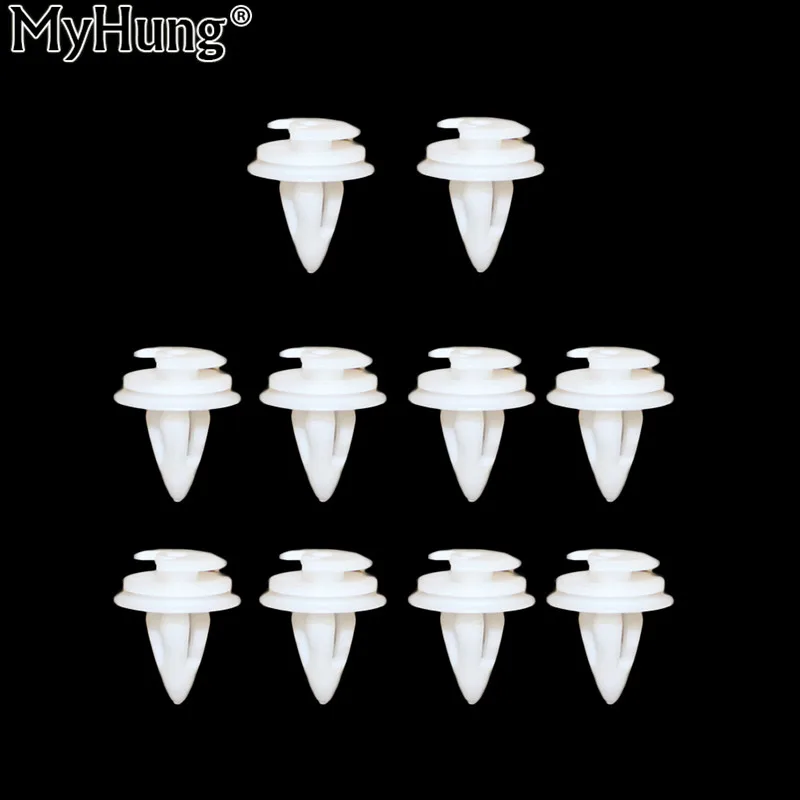 

10x New Door Trim Panel Clip Push-Type Retainer 51411973500 for BMW E34 E39 E46 E36 E38 E52 E53 E70 X5 Z3 10mm hole car styling