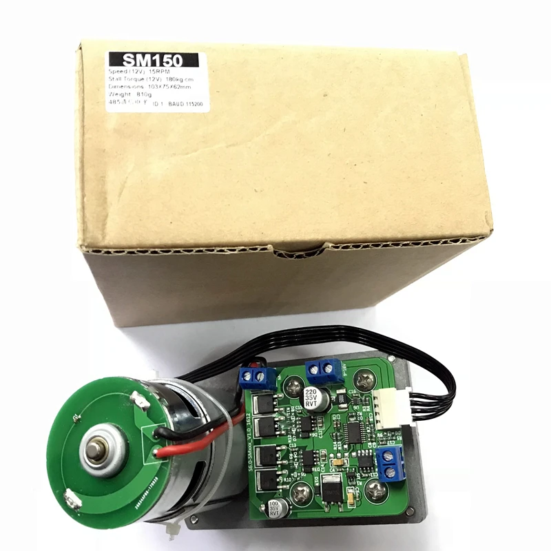 New 12V High Torque 180kg 485 Protocol Magnetic Encoding Servo For Industry Robot