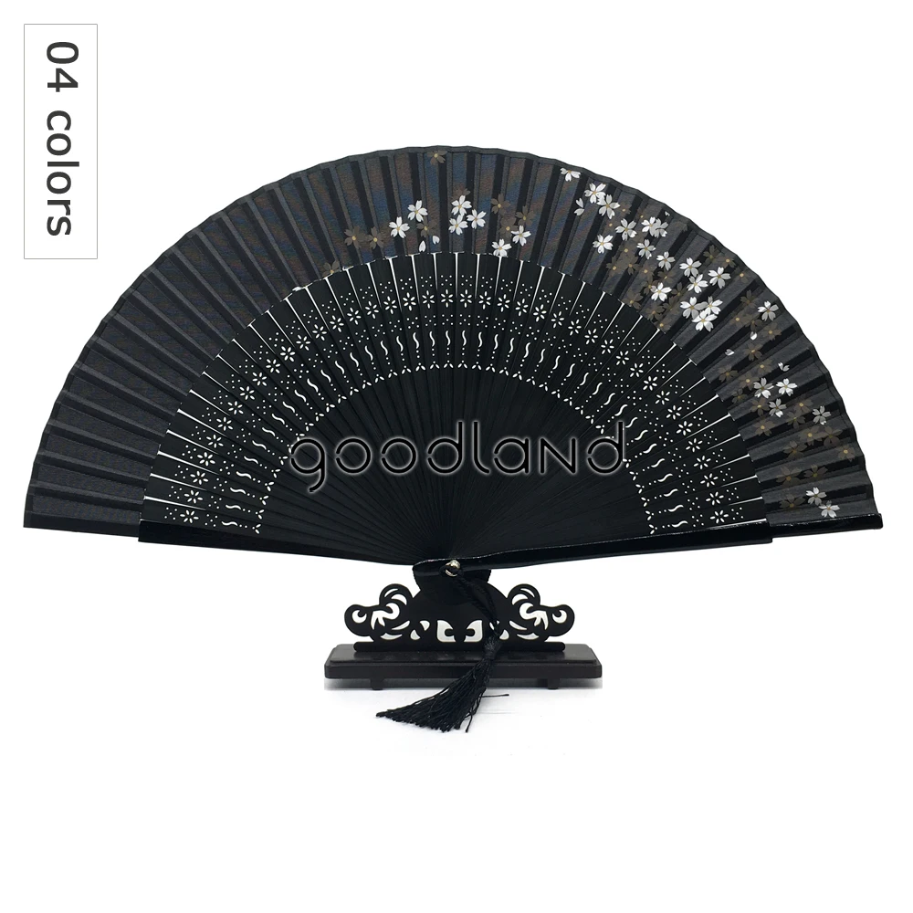 Free Shipping 10pcs Bamboo Hand Fan Geometric Pattern Fabric Folding Fan with Cloth Gift bag Decoracion Fiestas