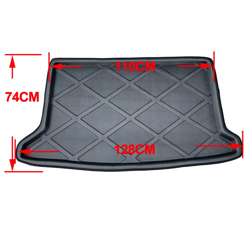 Rear Boot Cargo Liner Tray Trunk Luggage Floor Mat Pad Carpet Anti-dirty For Hyundai Accent Solaris Verna 2012 - 2017 Hatchback