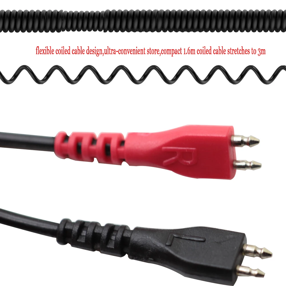 الربيع الإغاثة ملفوف كابل ل Sennheiser HD25 HD25-1 الثاني HD25-C HD25-13 سماعة استبدال الحبل ترقية الكابلات اضافية طول