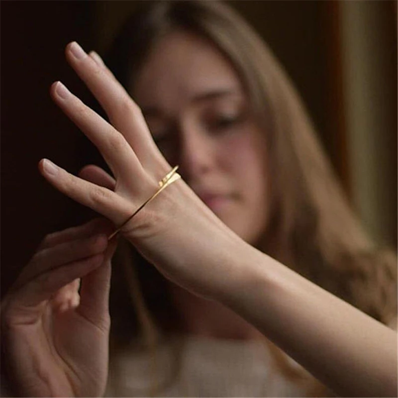 925 Silver Handmade Bracelet Hammered Indian Jewelry Gold Filled Vintage Ed Tobilleras Pulsera Para Tobillo Bangles For Women