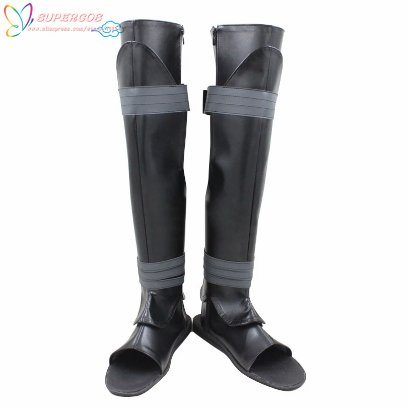 Free Shipping ! Fate Grand Order Okita Souji Cosplay Carnaval Shoes Boots Professional Handmade !