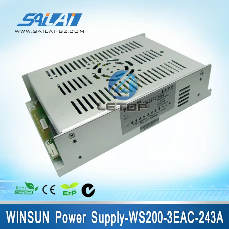 Winsun Power Supply WS200-3EAC-243A For Allwin Outdoor Ptinrer Machine