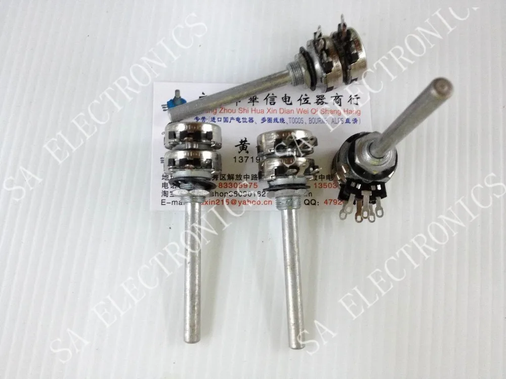 

[BELLA]Spanish double potentiometer Potentiometer 470K LOG imports--5pcs/lot