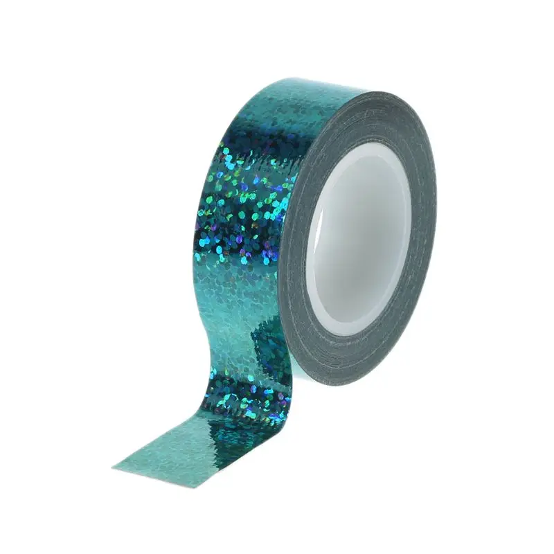 Rhythmic Gymnastics Decoration Holographic Glitter Tape Ring Artistic Stick Accessories