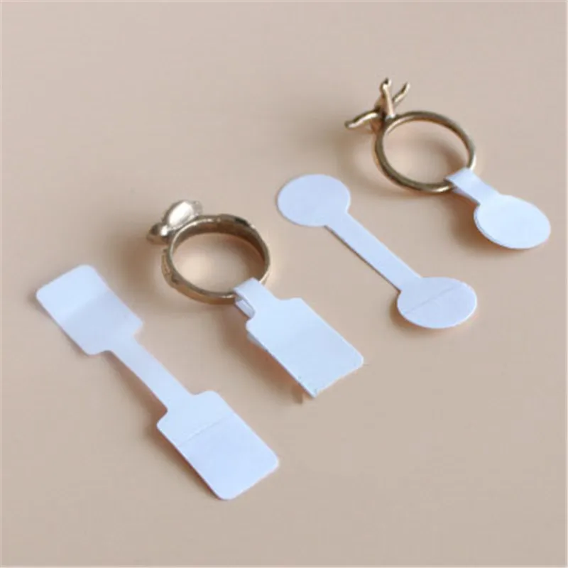 100pcs/bag Blank Paper Price Tags Stickers for Craft Necklace Ring Bracelet Price Labels Tags Display Jewelry Making Findings