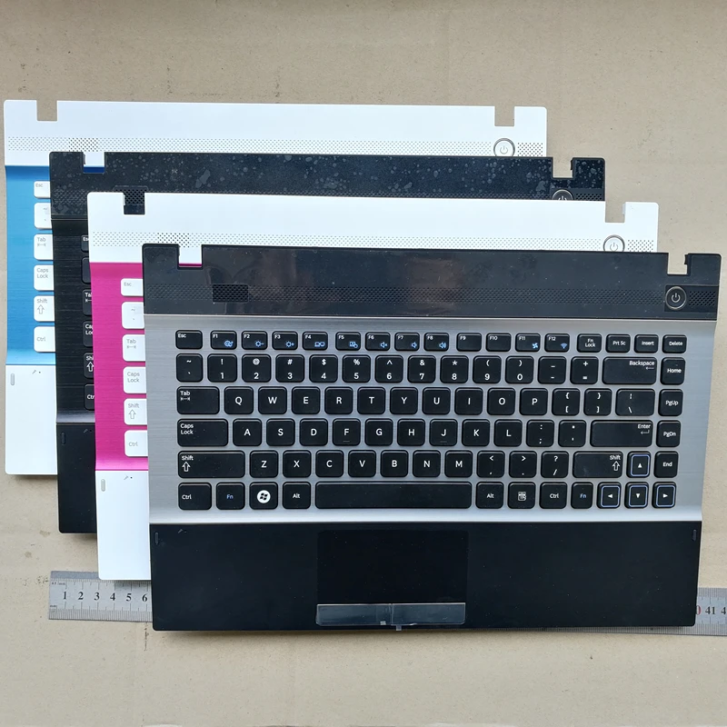 

US new laptop keyboard with touchpad palmtrest for Samsung NP200A4B NP205A4Y 200A4Y NP300 14" NP300V4A 305V4A