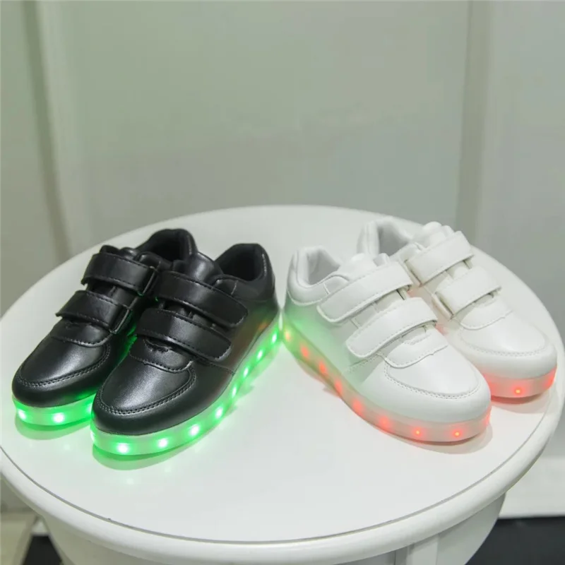 7ipupas Children Luminous Shoe Boy Girls Sport Running Shoe Baby Glowing Lights Fashion Sneakers Toddler Little Kid LED Sneakers