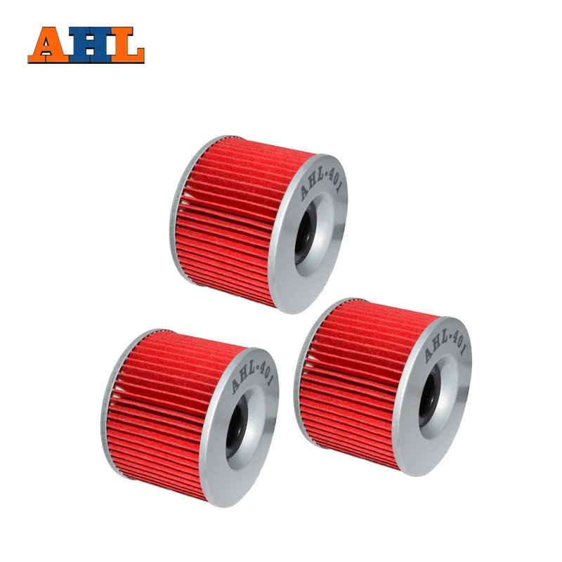 3Pcs AHL Motorcycle Oil Filter Grid For Kawasaki ZZR250 EL250 GPX250 GPZ250 EX250R NINJA 250 GPZ400 KLE250 ZZR GPX GPZ KLE 250