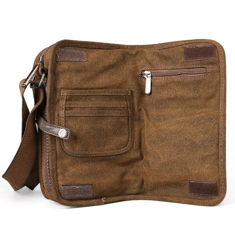 Imagem -05 - Nova Venda Versátil Canvas Messenger Bolsa para Homens Bolsa de Ombro Casual Retro Travel Bolsa 2023