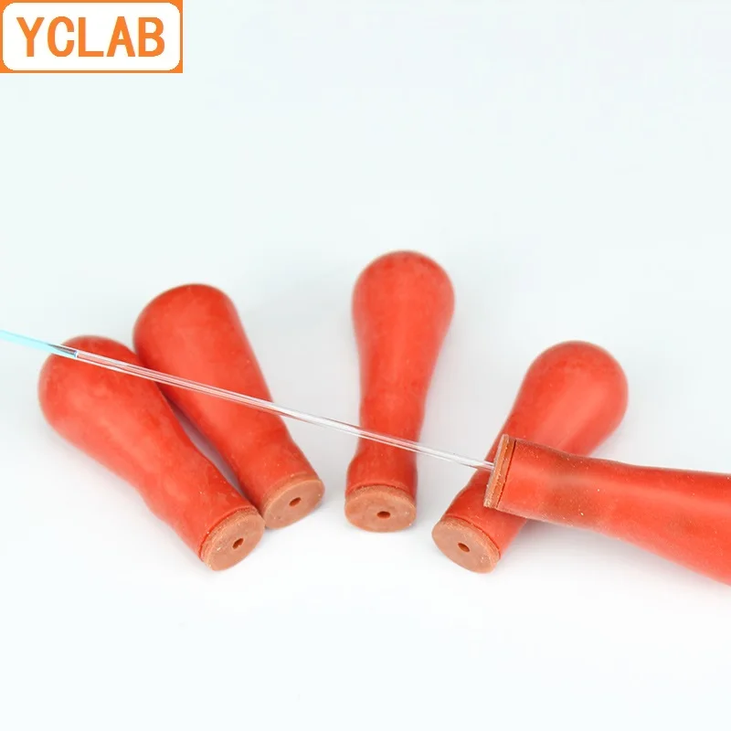 YCLAB 1000PCS Capillary Point Sample Glass Tube Length 100mm & Internal Diameter 0.1/0.2/0.3/0.4/0.5mm ( Gift a Red Latex Head )