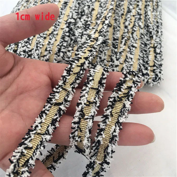 5Yds variety of exquisite fringed lace Beige color clothing coat side cuffs skirt pants lace accessories Z1492