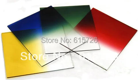 24 square Color Filters  full color filters+Graduated color filers for Cokin P