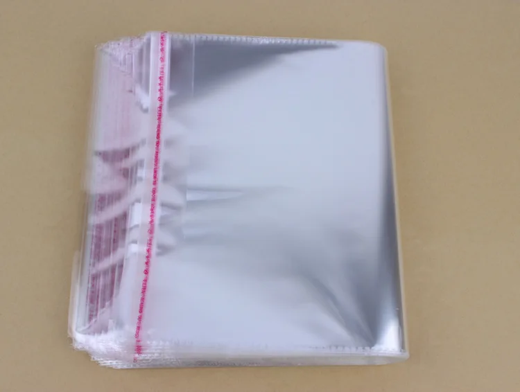 500 stücke Große Größe Opp Beutel Selbst Klebe Kleine Kunststoff Taschen Transparent Für Lebensmittel/kleidung/schmuck/frauen opp Beutel Verpackung Geschenke Tasche