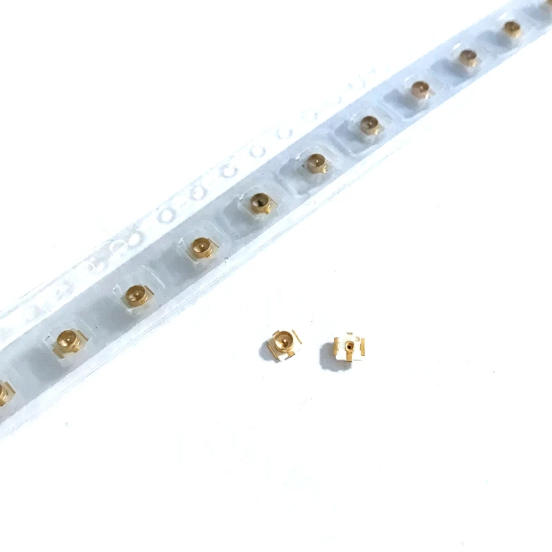 50pcs IPEX end plate IPX 20279-001E U.FL joint SMT connect PCB board connectors SMD IPX Male socket MINI card antenna pedestal