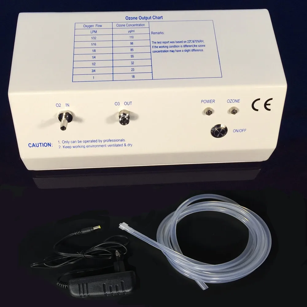 OZOTEK CE,EMC,ROHS Approved TITANIUM Electrode Ozonator Ozone Generator Machine with Concentration Up to 110ug/ml