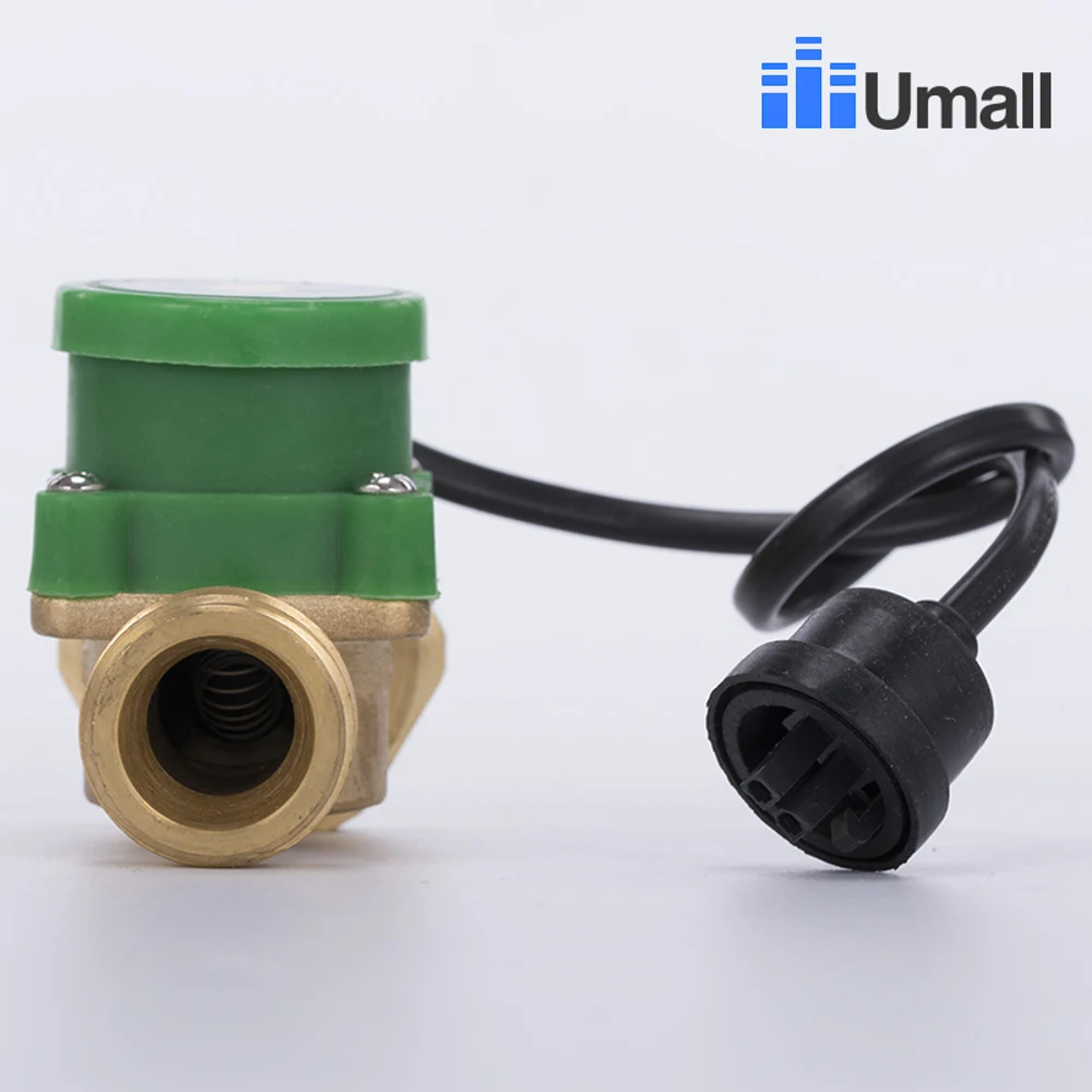 HT200 Thread G1 To G3/4 Water Flow Sensor Switch Full Copper Chiller Boosting Circulation Pump Magnetic Pressure Control Valve