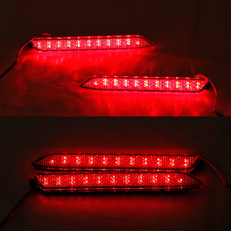 Pair Brake Rear Bumper Reflector light Tail Brake Lamp For Lexus IS-F GX470 RX300 Toyota Camry Sienna Venza Reiz