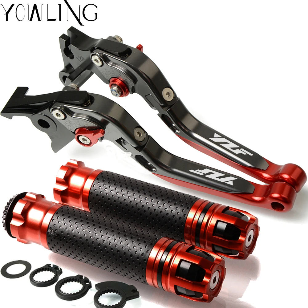 Motorcycle Brake Clutch Levers Handlebar grip Handle Hand Grips For Yamaha YZF R1 R6 YZFR6 R125 YZFR15 R25 YZF R3 YZF-R3 YZF-R6