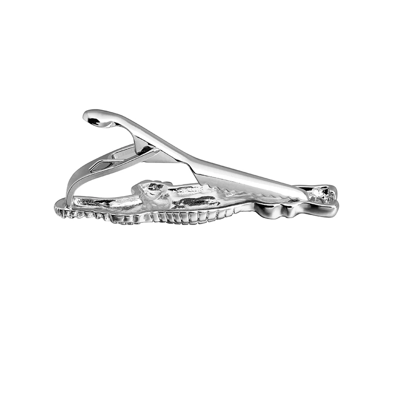 HAWSON 2 inch Tie Clip for Men-Novelty Crocodile Necktie Bar Clip Tie Pin Special Interesting Gift for Men